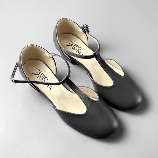 Pro Dancer Argentine Tango Shoes for Women with Comfort Leather and Low Heel3