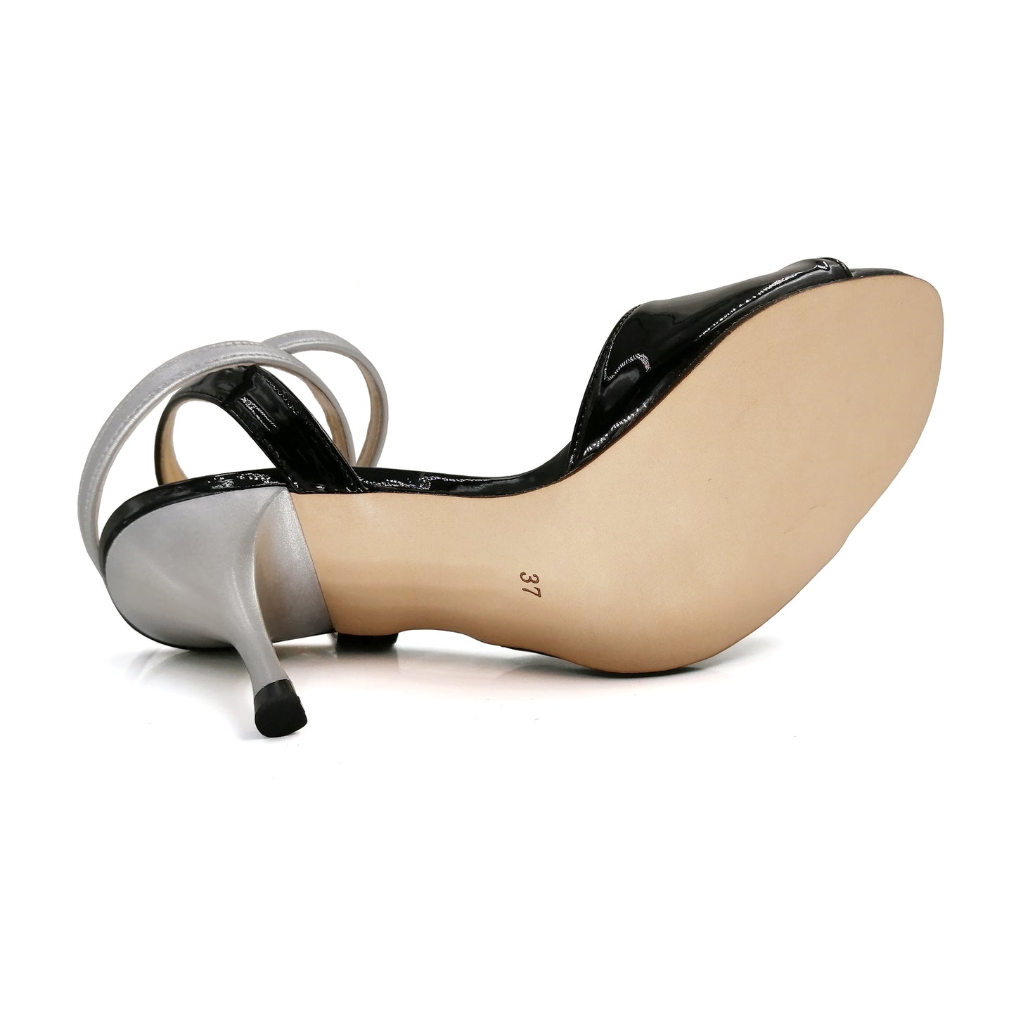 Pro Dancer Women's Argentine Tango Heels Dance Sandals with Leather Sole in Black (PD-9006D)6