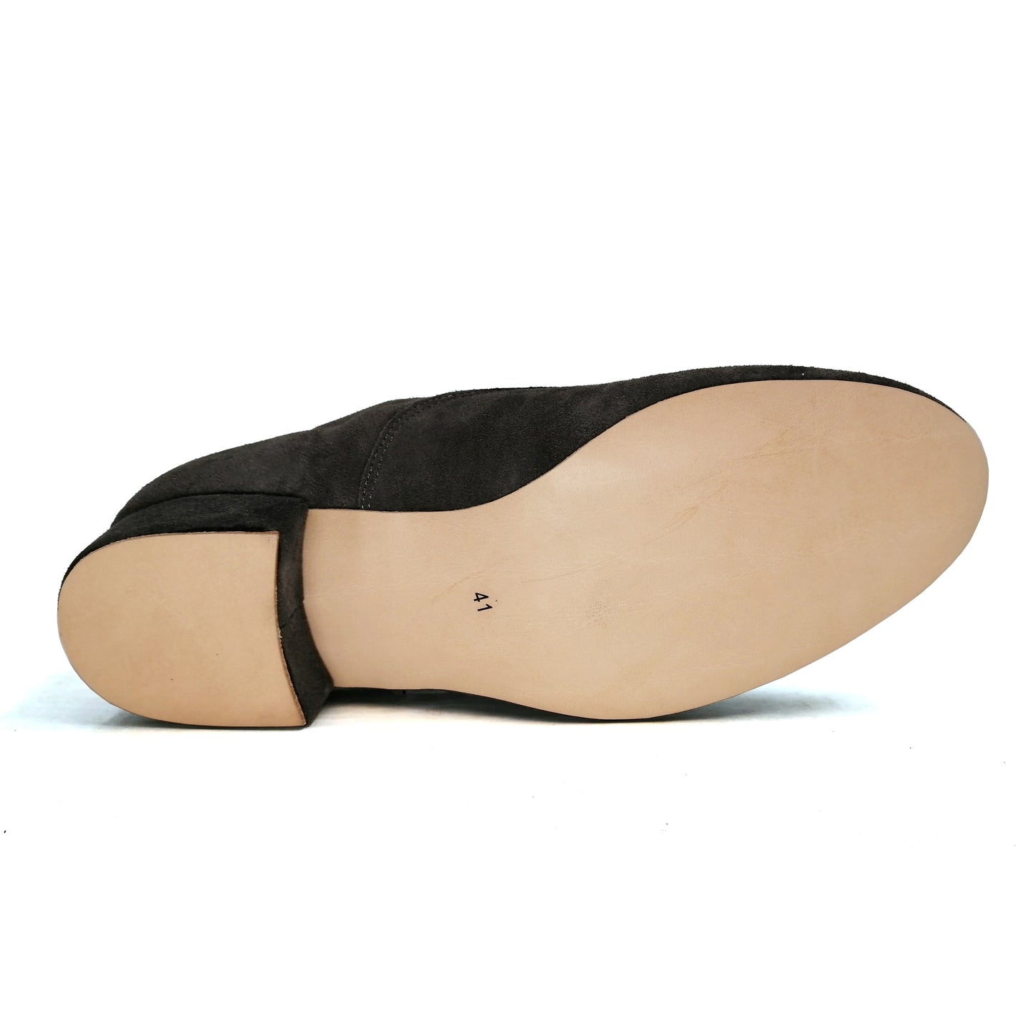 Men's Pro Dancer Argentine Tango Shoes with 1 inch Heel in Gray Leather1