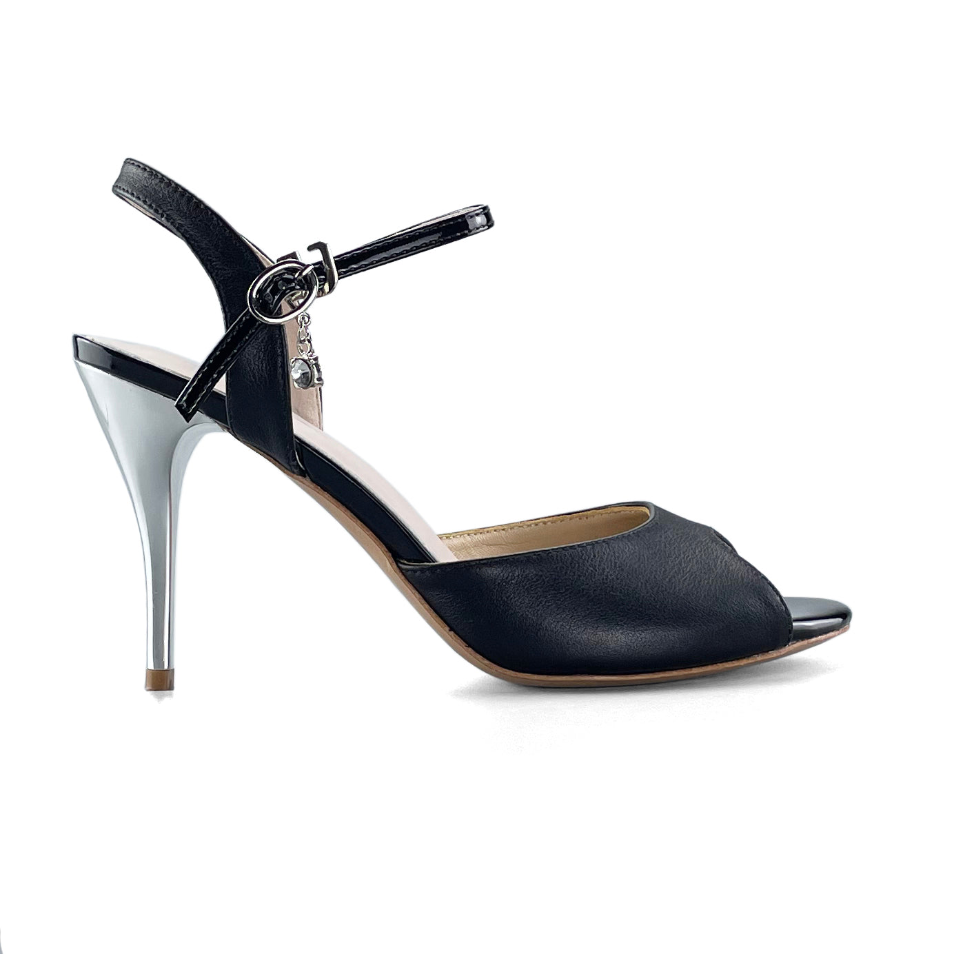 Pro Dancer Tango Shoes with Leather Sole Salsa Heels for Professionals1