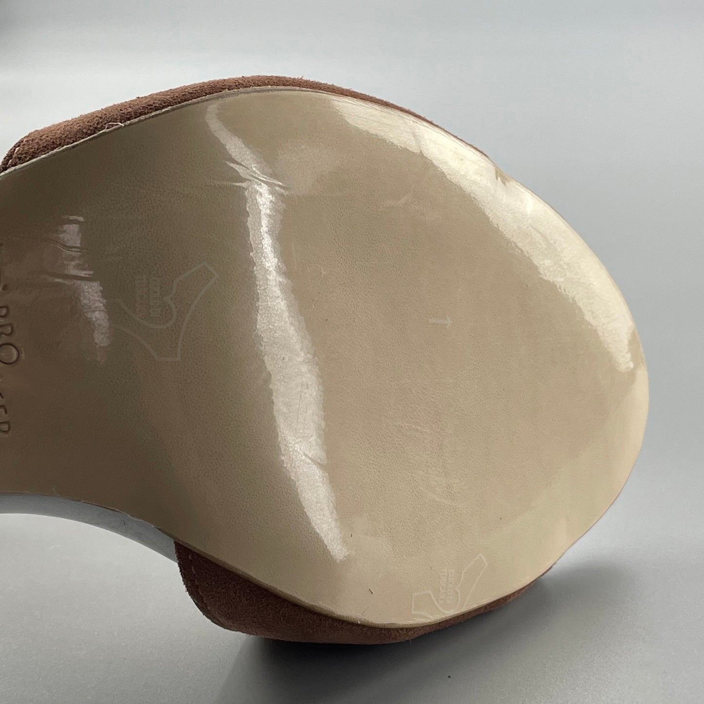 Pro Dancer Tango Shoes Brown Gold High Heels with Hard Leather Sole3