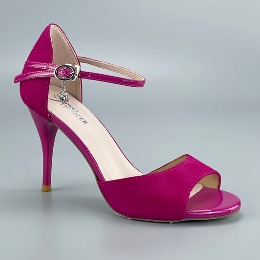 Pro Dancer Tango Shoes High Heels with Leather Sole PD-9042B4