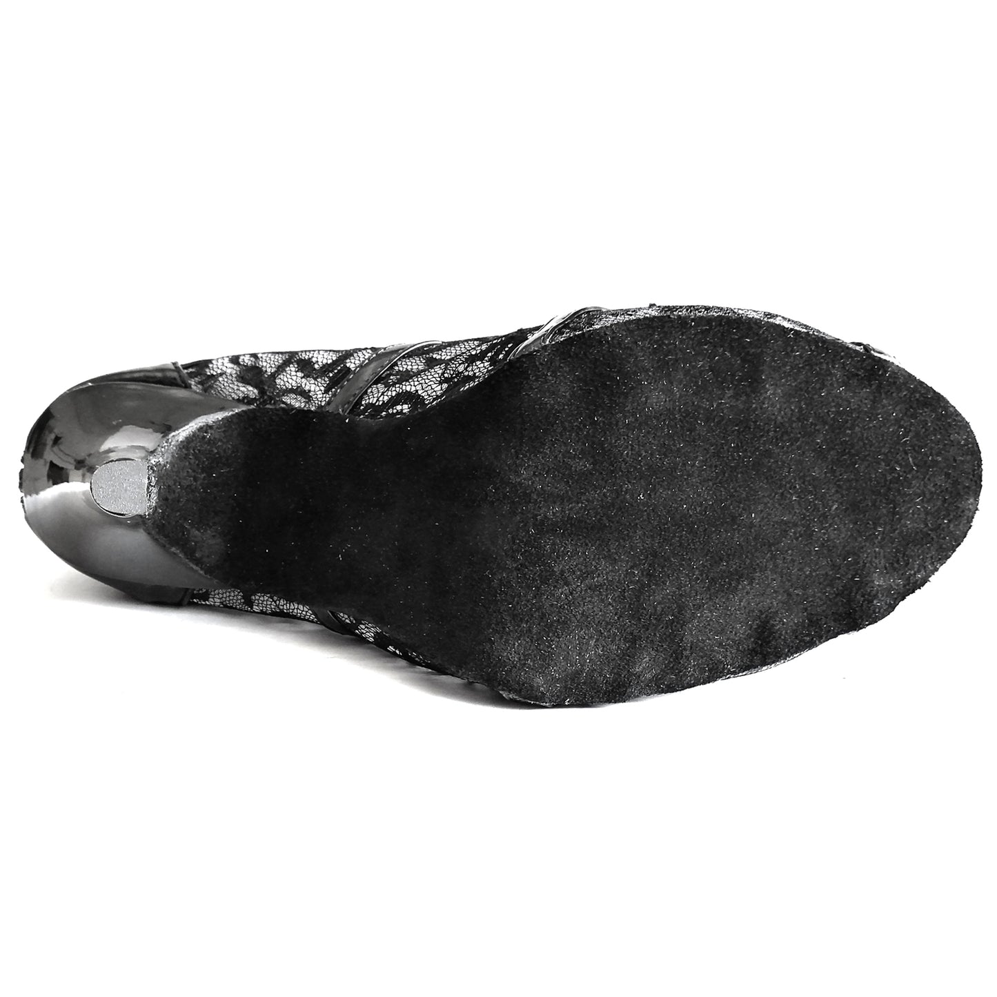 Pro Dancer Women's Suede High-Heel Ballroom Bootie for Dance2