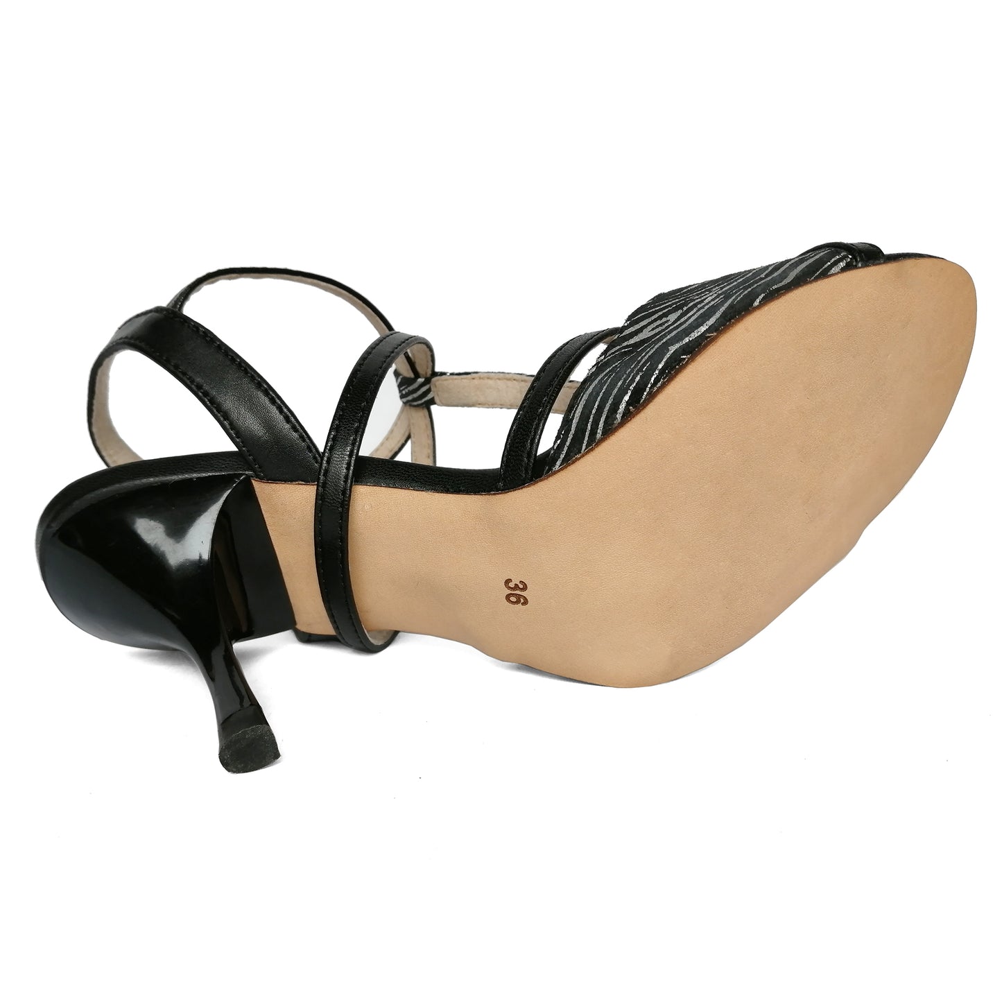 Pro Dancer Argentine Tango Shoes Women's High Heel Dance Sandals5