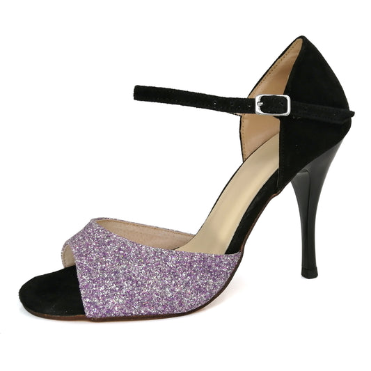 Pro Dancer Women's Pink Argentine Tango Shoes High Heel Dance Sandals with Leather Sole (PD9036A)5