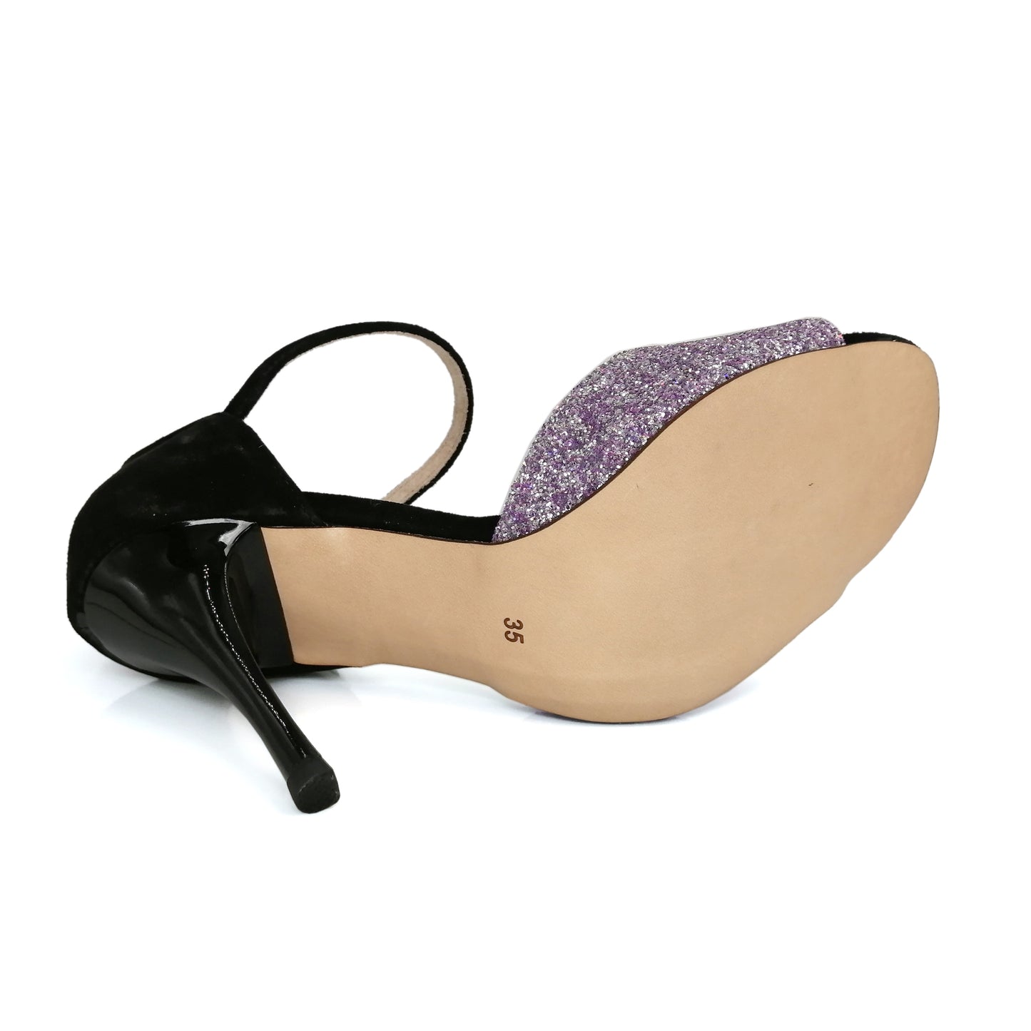 Pro Dancer Women's Pink Argentine Tango Shoes High Heel Dance Sandals with Leather Sole (PD9036A)3