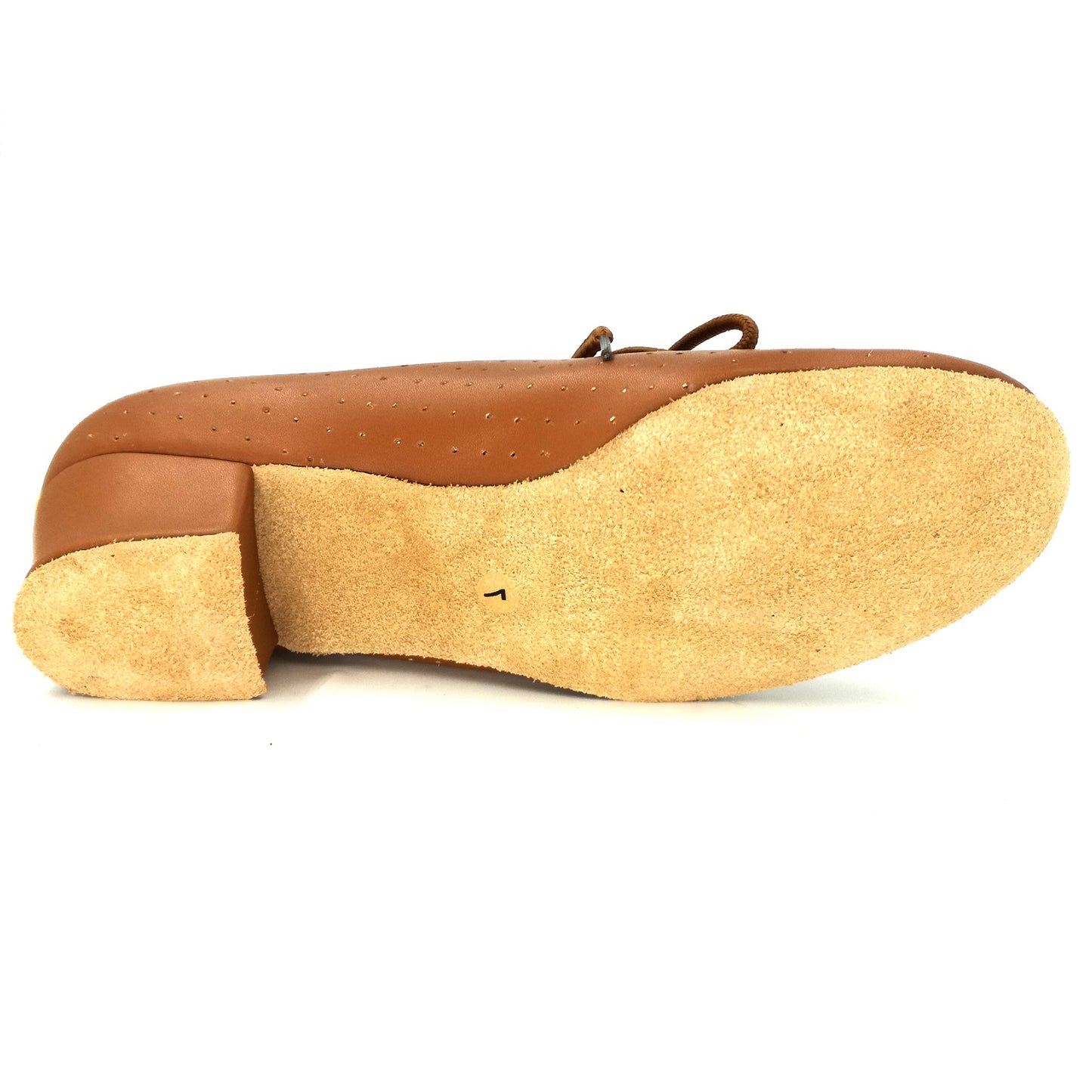 Women Ballroom Dancing Shoes for Ladies' Tango & Latin with Suede Sole in Brown4