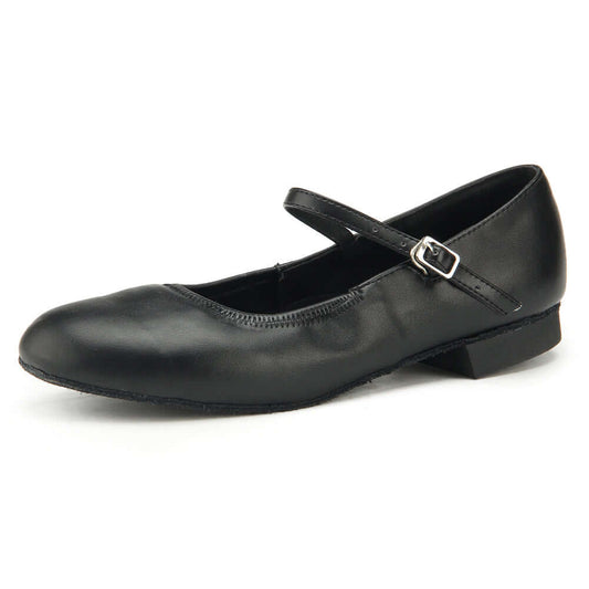 Women's Pumps Ballroom Dance Shoes Suede Sole Closed-toe Party Wedding Footwears Black