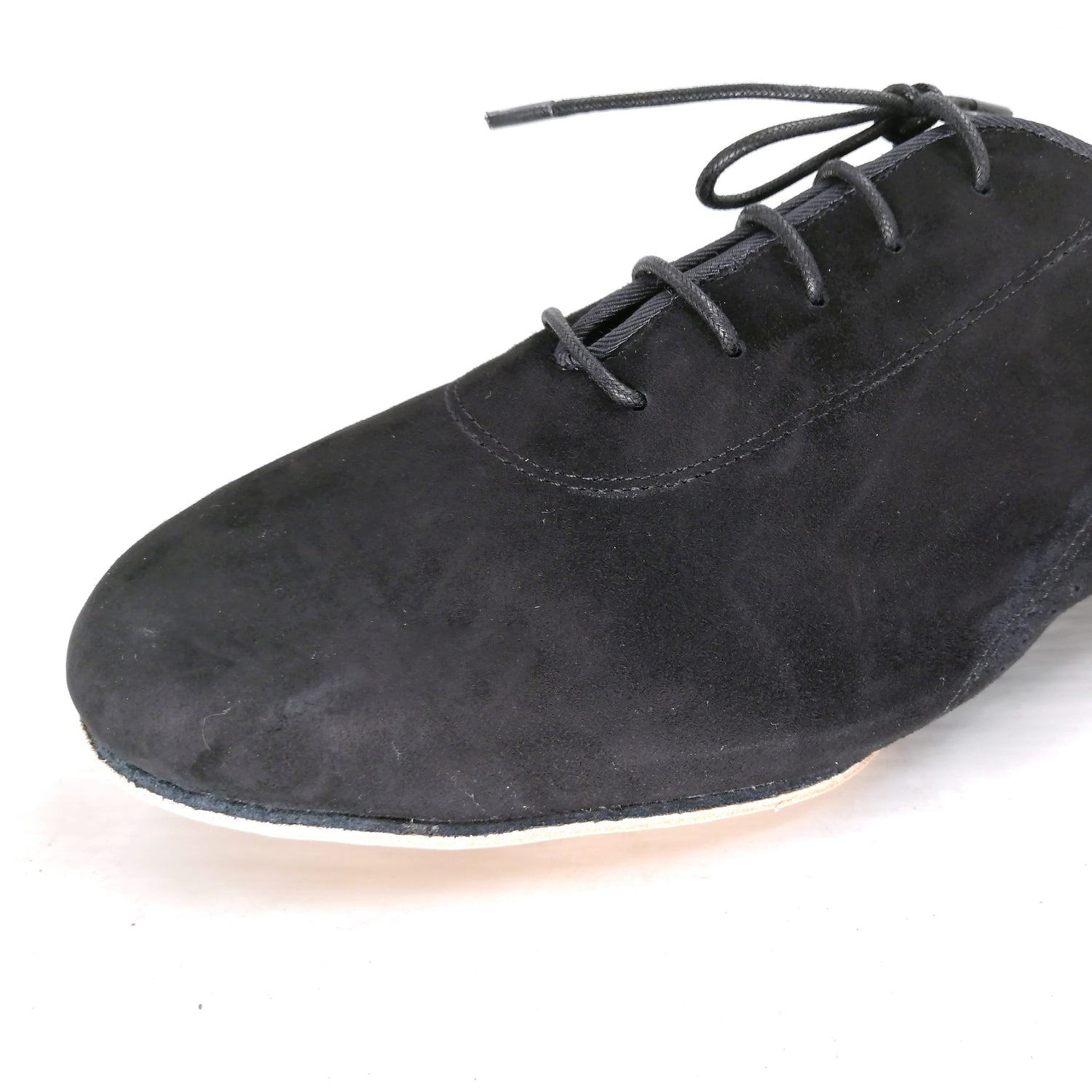 Pro Dancer Men's Tango Shoes with 1 inch Heel, Split Sole and Leather Lace-ups5