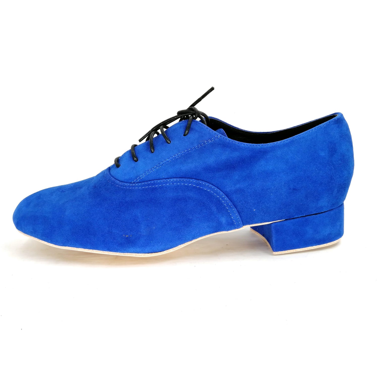 Men's Pro Dancer blue leather tango shoes with 1 inch heel PD1002A5