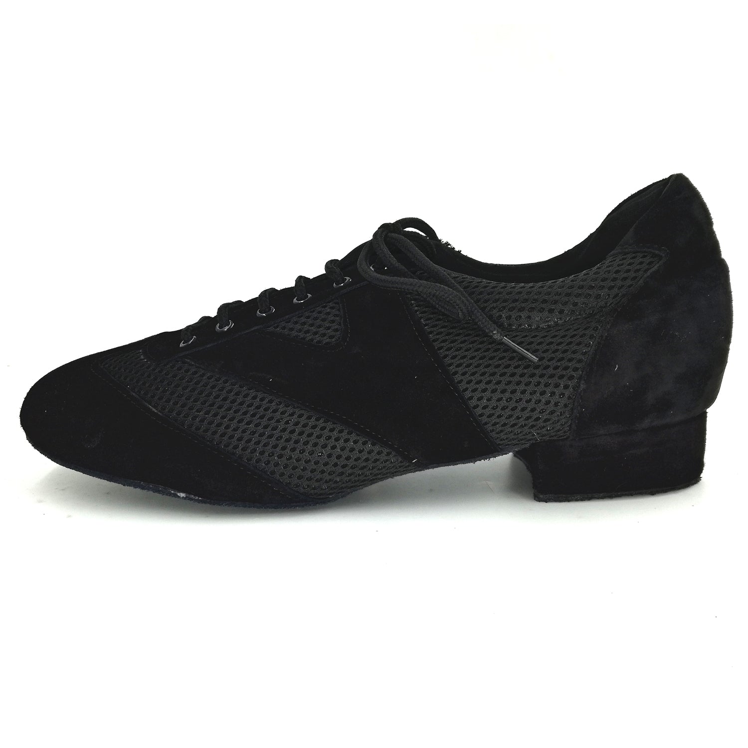 Pro Dancer Men's Argentine Tango Shoes Leather Lace-up 1 inch Heel PD-4003A0