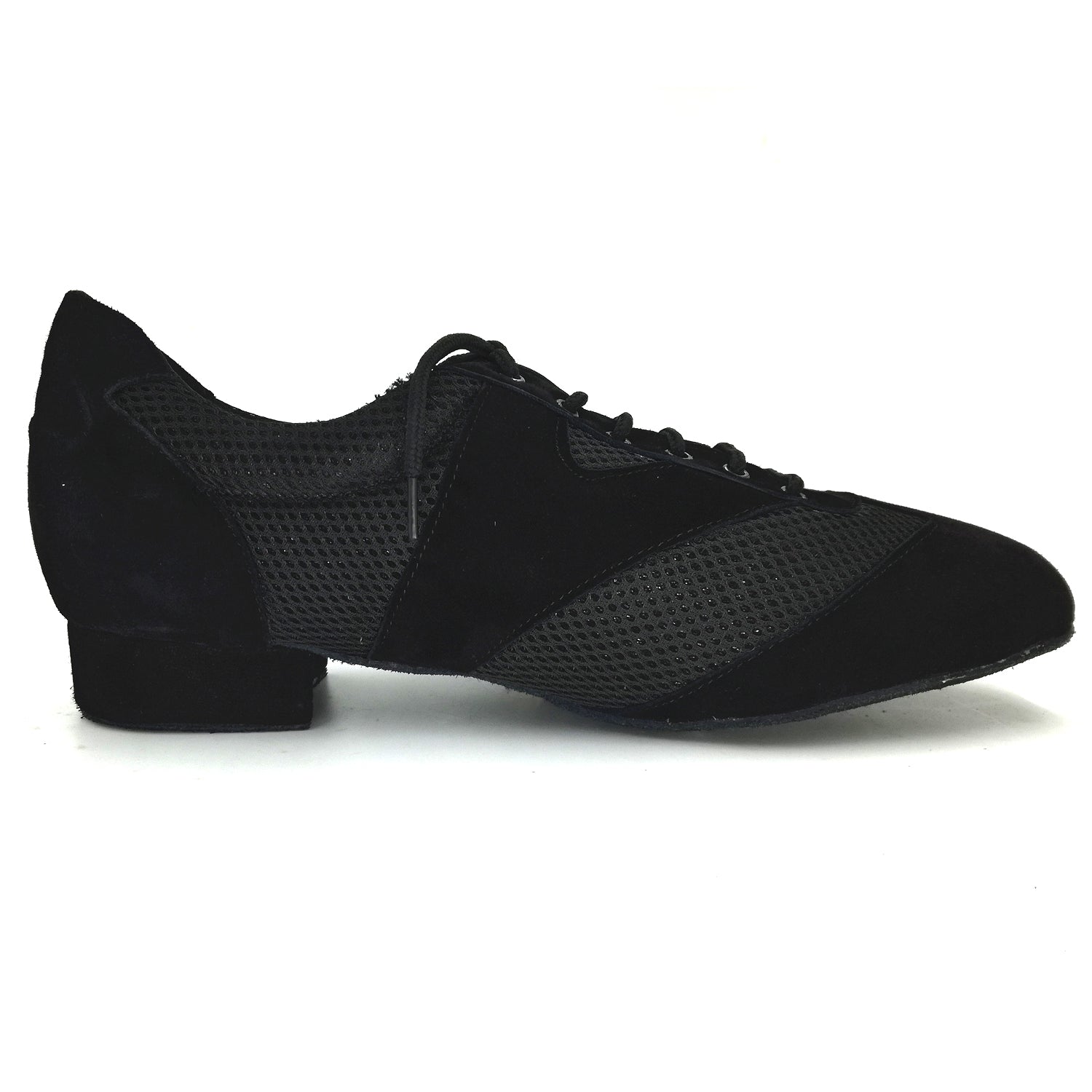 Pro Dancer Men's Argentine Tango Shoes Leather Lace-up 1 inch Heel PD-4003A4