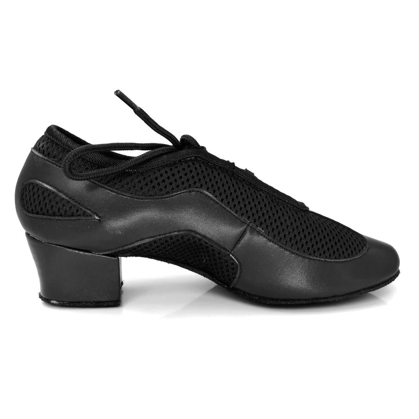 Women Ballroom Dancing Shoes Ladies Tango Latin Practice Dance Shoe Suede Sole Lace-up Closed-toe (PD5006A)