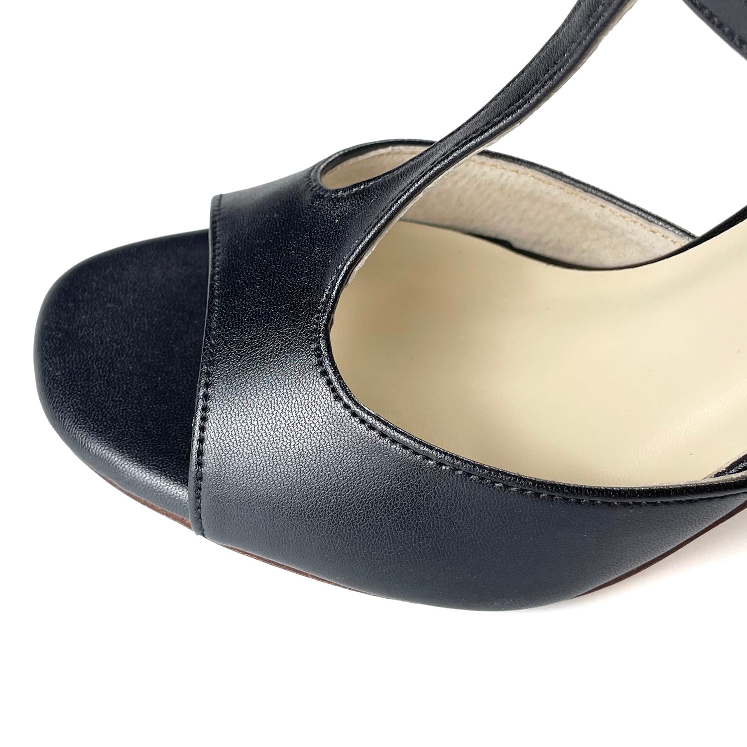 Pro Dancer Women's Tango Shoes high heel black leather sole dance sandals PD-9012D Argentina6