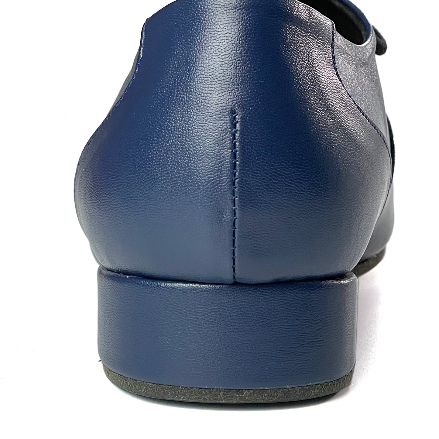 Pro Dancer Men's Argentine Tango Shoes Leather Sole 1 inch Heel Lace-up Blue (PD-1004C)