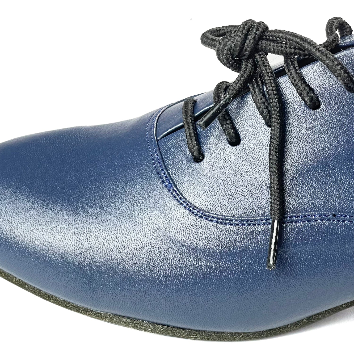 Pro Dancer Men's Blue Leather Tango Shoes with 1 Inch Heel PD-1004C0